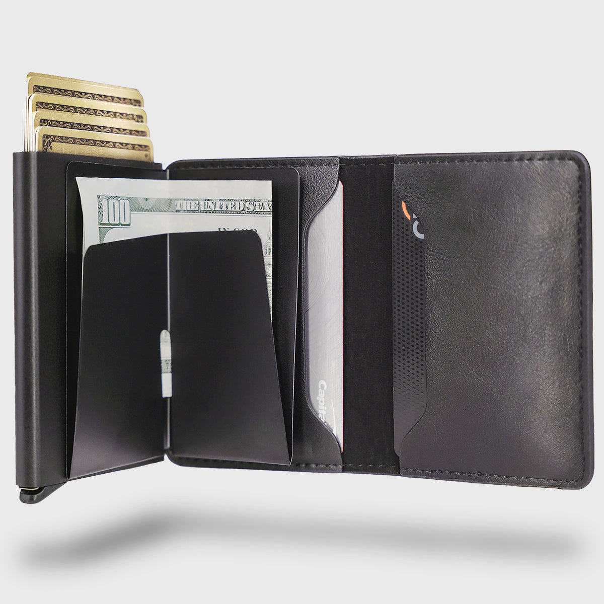 Slim Pop-Up RFID Aluminum Wallet