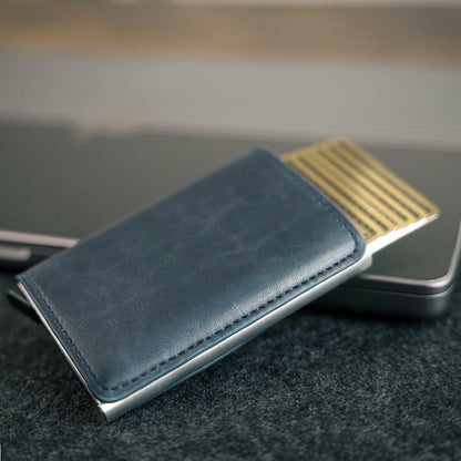 Slim Pop-Up RFID Aluminum Wallet