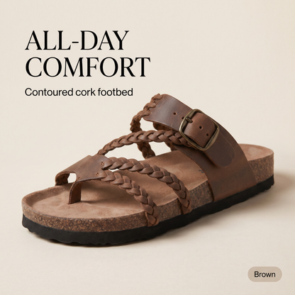Hayleigh Braided Cork Sandals – Your Feet Called. They Want These.