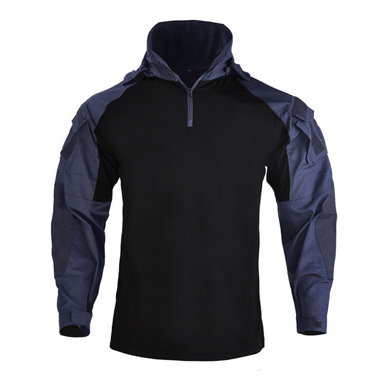 Nexenri Outdoor Cool Hooded Long Sleeve Men's T-shirt