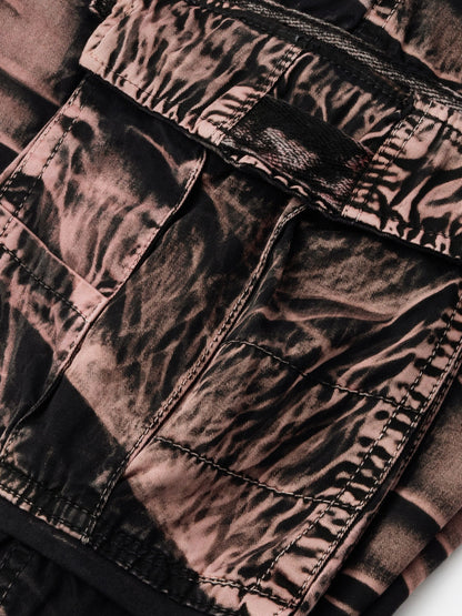 Nexenri Camo Pattern Cotton Cargo Shorts