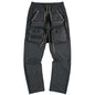 Multi-Pocket Functional Workwear Loose Casual Drawstring Men's Trousers