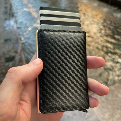 Slim Pop-Up RFID Aluminum Wallet