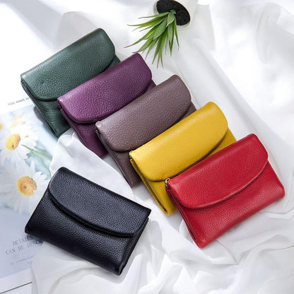 Last Day 49% OFF Pebble Leather Wallet Buy 2 Get Free Shipping Today