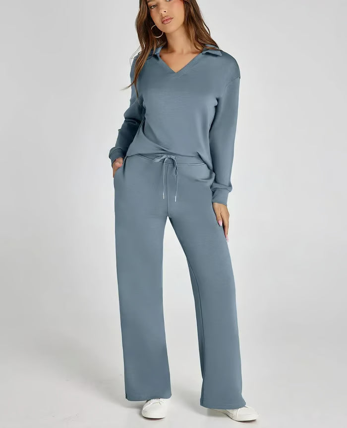 Travel Sets for Women 2 Piece Sets Outfits Casual Long Sleeve Sweatsuits