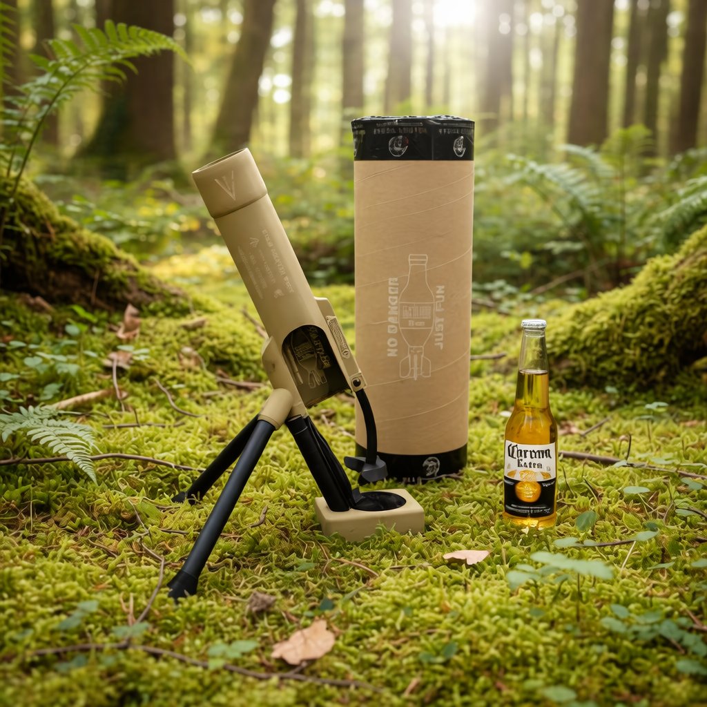 🚀 51mm Beer Bottle Mortar Bottle Opener 🍻– Novelty Cap-Launching Desk & Bar Accessory🔥Buy 2 Free Shipping