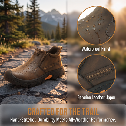 ⏰Last Day! 45% OFF🔥Men’s Genuine Leather Slip-On Outdoor Walking Shoes