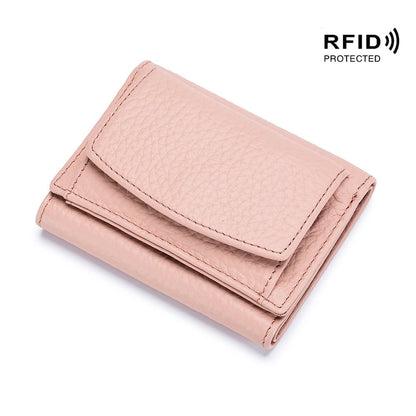 ✨Last Day 49% OFF✨New Genuine Leather RFID Blocking Card Holder Organizer Pocket Mini Wallet Buy 2 Get Free Shipping Today