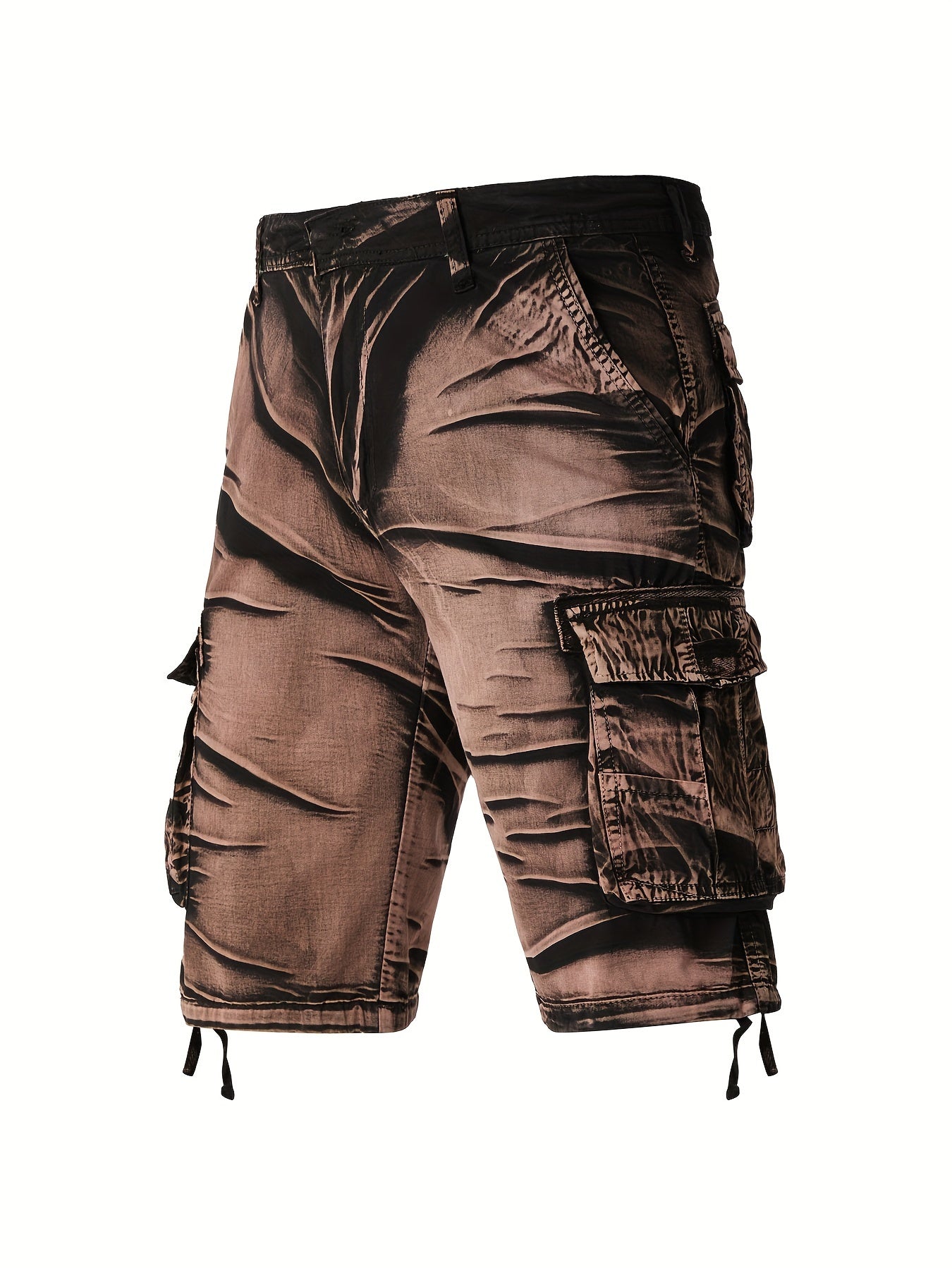 Nexenri Camo Pattern Cotton Cargo Shorts