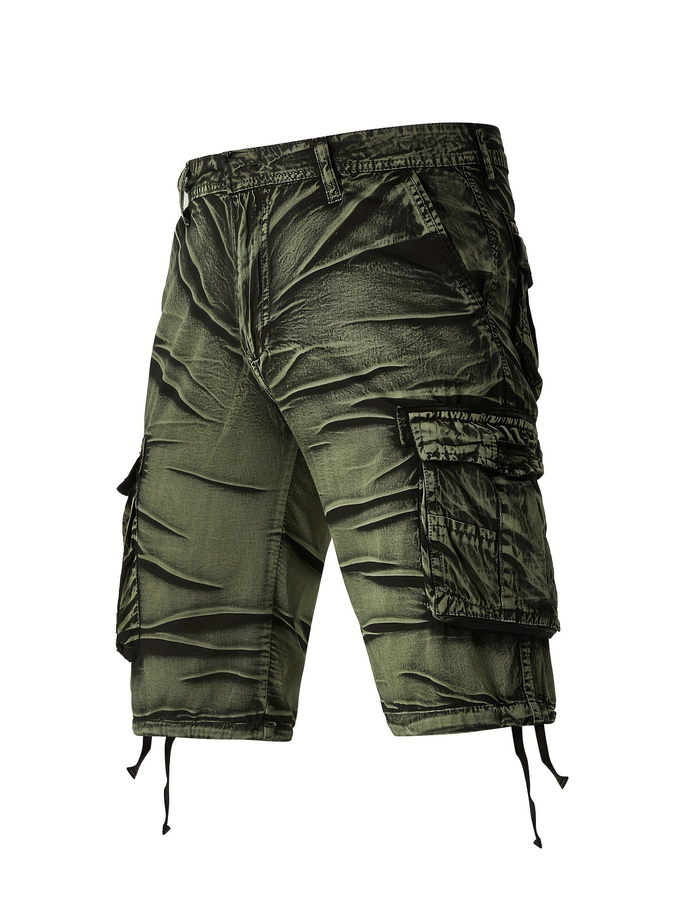 Nexenri Camo Pattern Cotton Cargo Shorts