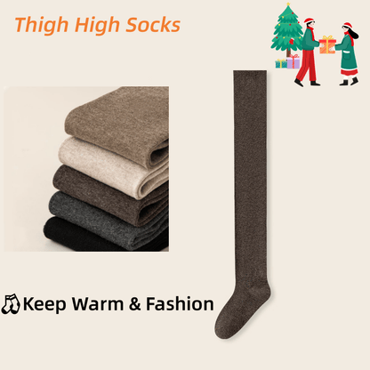 Women's Warm Elastic Thigh High Socks