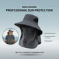 Spring/Summer Fisherman's Hat Detachable Outdoor Fishing Face Covering Neck Protection Sun Hat