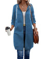 Women Casual Zip up Polyester Hoodies