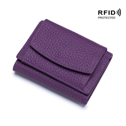 ✨Last Day 49% OFF✨New Genuine Leather RFID Blocking Card Holder Organizer Pocket Mini Wallet Buy 2 Get Free Shipping Today