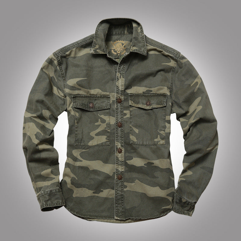 Nexenri Outdoor Camo Long Sleeve Shirt