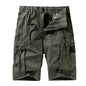 Men's Casual Solid Color Zipper Pocket  Shorts