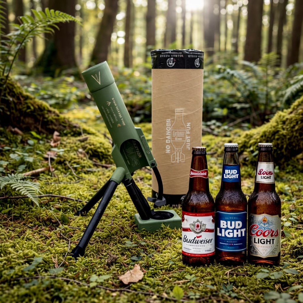 🚀 51mm Beer Bottle Mortar Bottle Opener 🍻– Novelty Cap-Launching Desk & Bar Accessory🔥Buy 2 Free Shipping