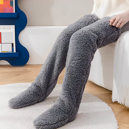Plush Knee High Socks