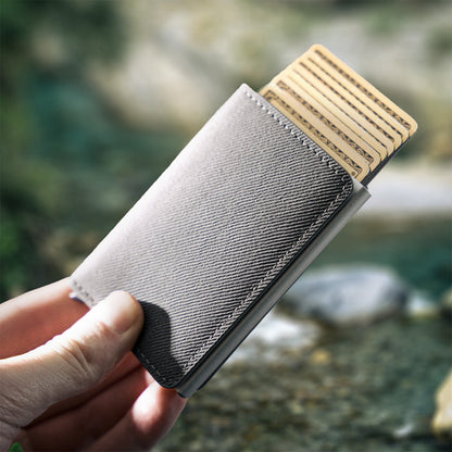 Slim Pop-Up RFID Aluminum Wallet
