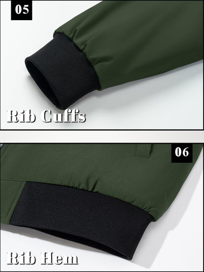 Men's Waterproof Windbreaker Bomber Casual Jackets