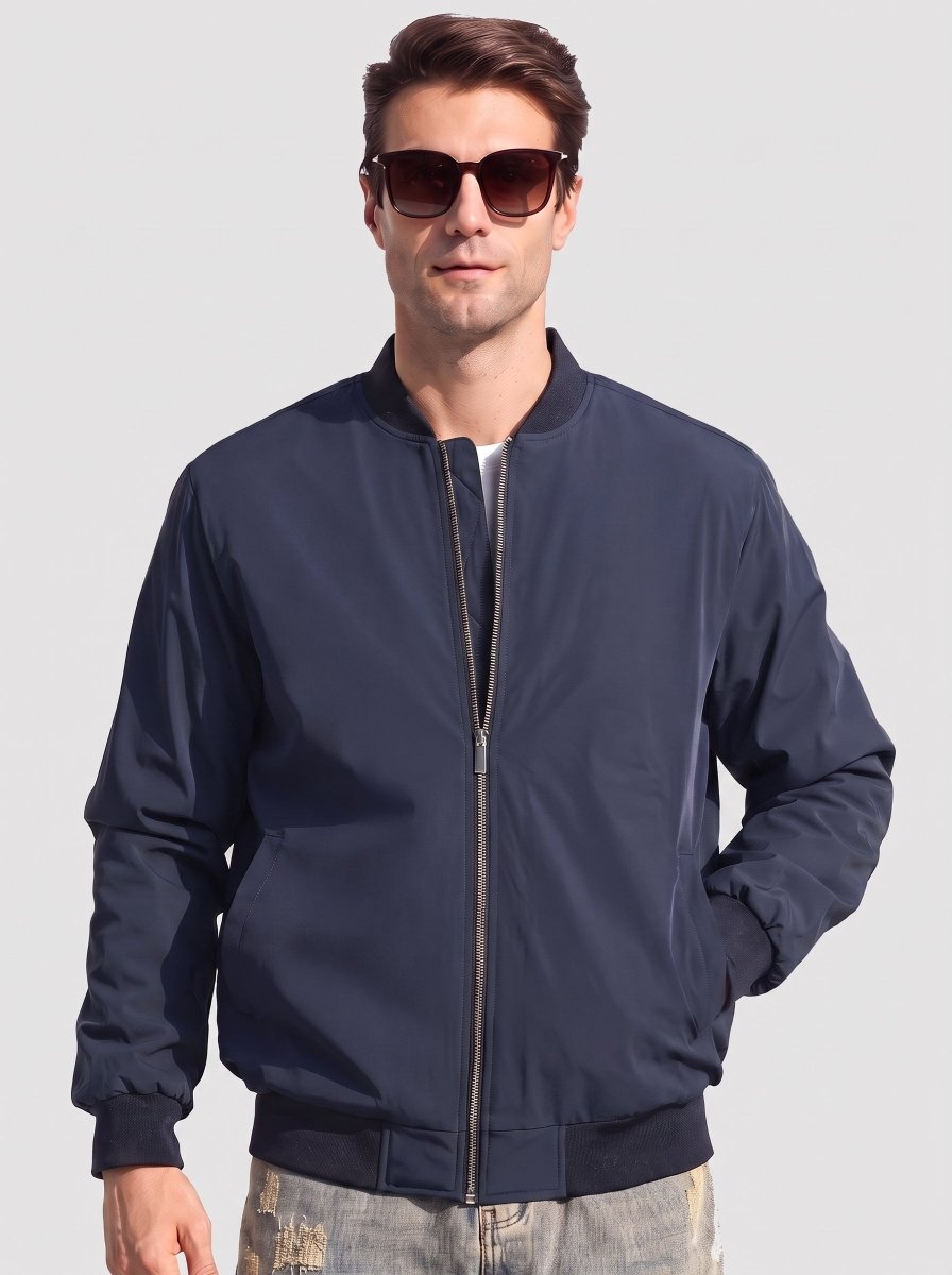 Men's Waterproof Windbreaker Bomber Casual Jackets