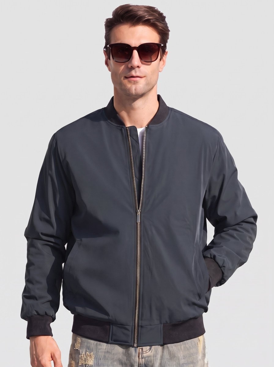 Men's Waterproof Windbreaker Bomber Casual Jackets