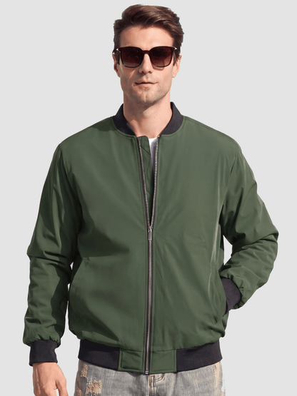 Men's Waterproof Windbreaker Bomber Casual Jackets