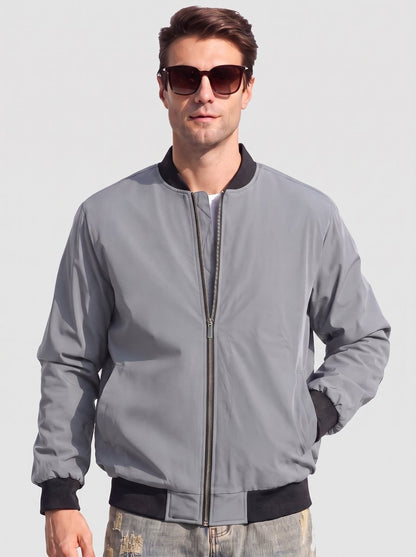 Men's Waterproof Windbreaker Bomber Casual Jackets
