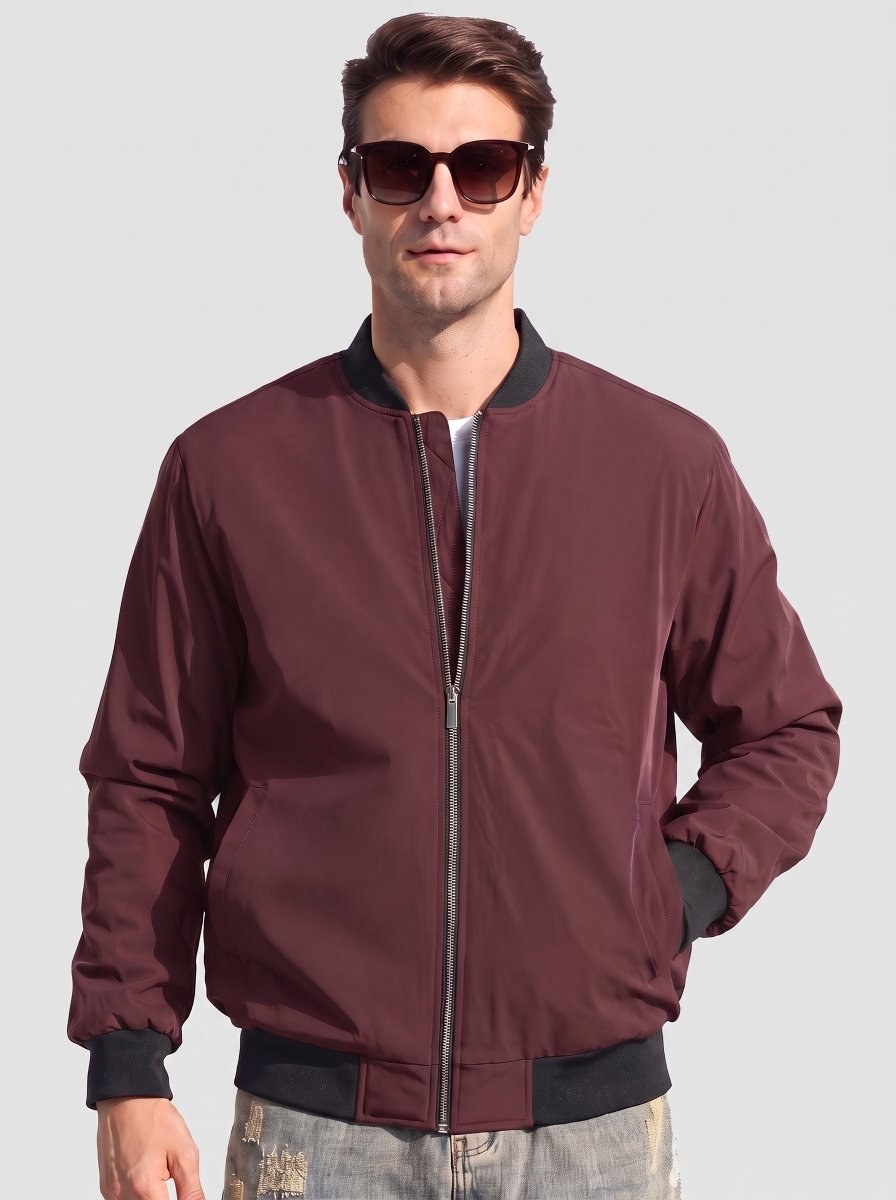 Men's Waterproof Windbreaker Bomber Casual Jackets