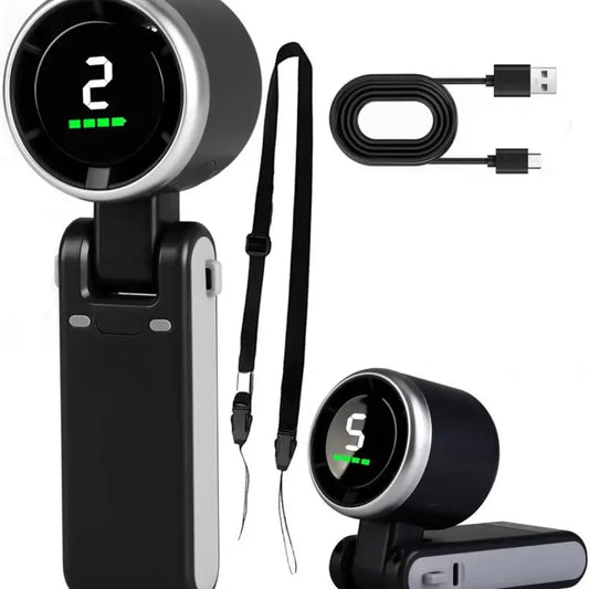 🔥Portable Handheld Turbo Fan-your ultimate on-the-go breeze