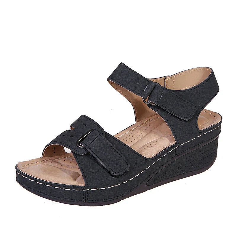 Women's wedge straps Open Toe Walking Shoes