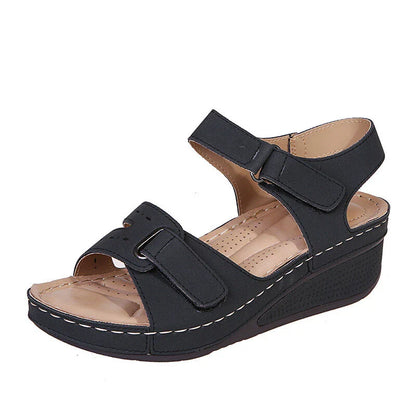 Women's wedge straps Open Toe Walking Shoes