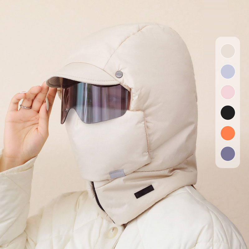 Winter Special Offer-5 In 1 Windproof Full Cover Outdoor Mask with Glasses