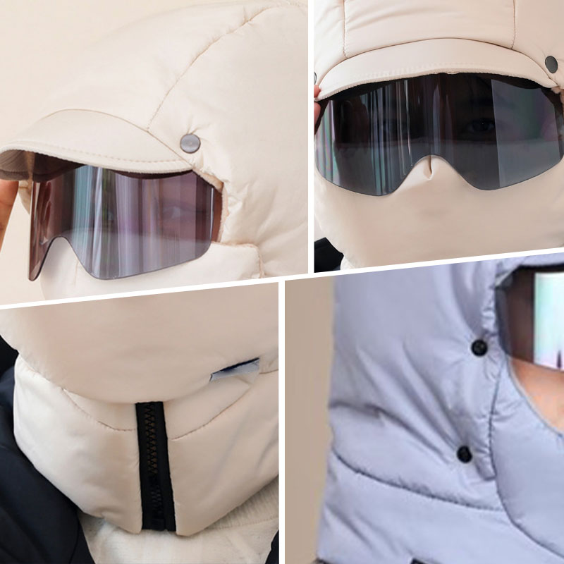 Winter Special Offer-5 In 1 Windproof Full Cover Outdoor Mask with Glasses