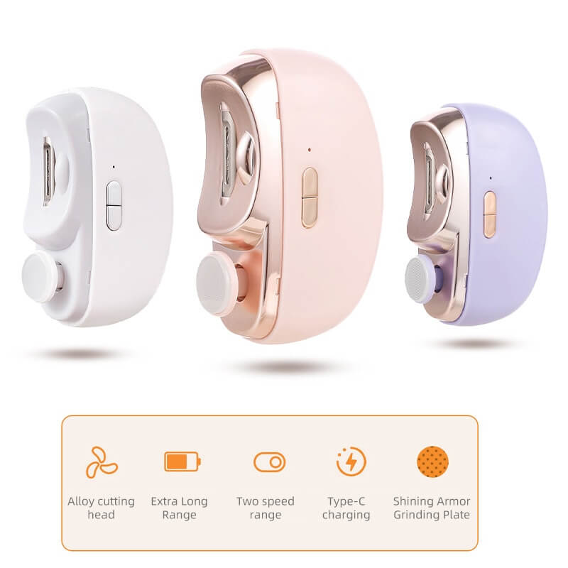 Last Day 49% OFF Perfect for All Ages 👵👶 3-in-1 Automatic Electric Nail Clipper with Polishing -Safe & Convenient🌟