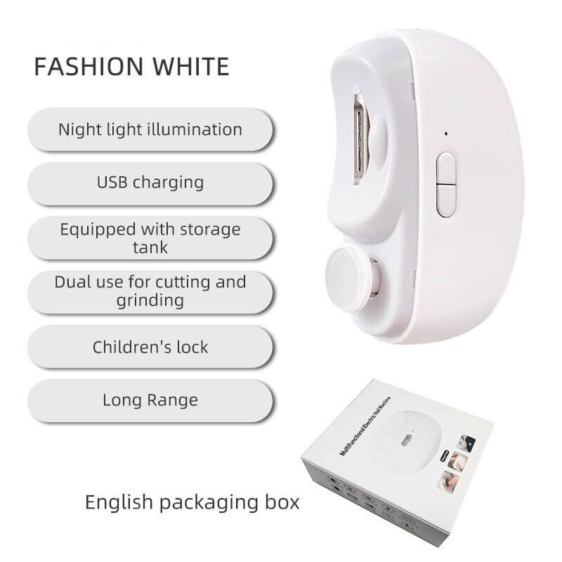 Last Day 49% OFF Perfect for All Ages 👵👶 3-in-1 Automatic Electric Nail Clipper with Polishing -Safe & Convenient🌟