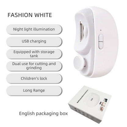 Last Day 49% OFF Perfect for All Ages 👵👶 3-in-1 Automatic Electric Nail Clipper with Polishing -Safe & Convenient🌟