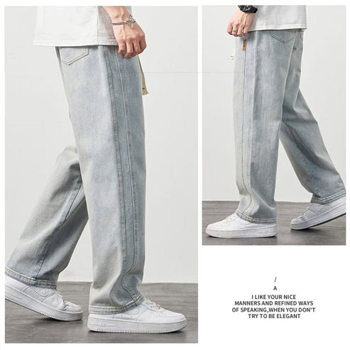 HOT SALE 50% OFF🎁Men's Loose Straight Jeans