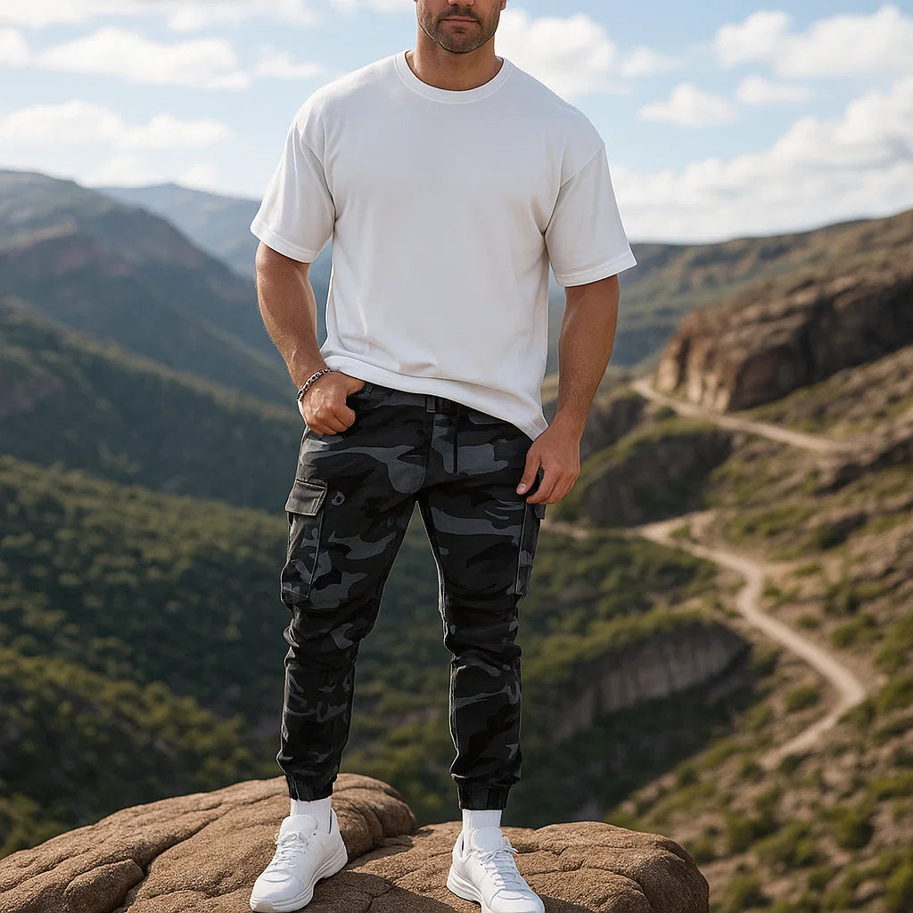Men’s Tactical Work Multi-Pocket Pants Cargo Pants