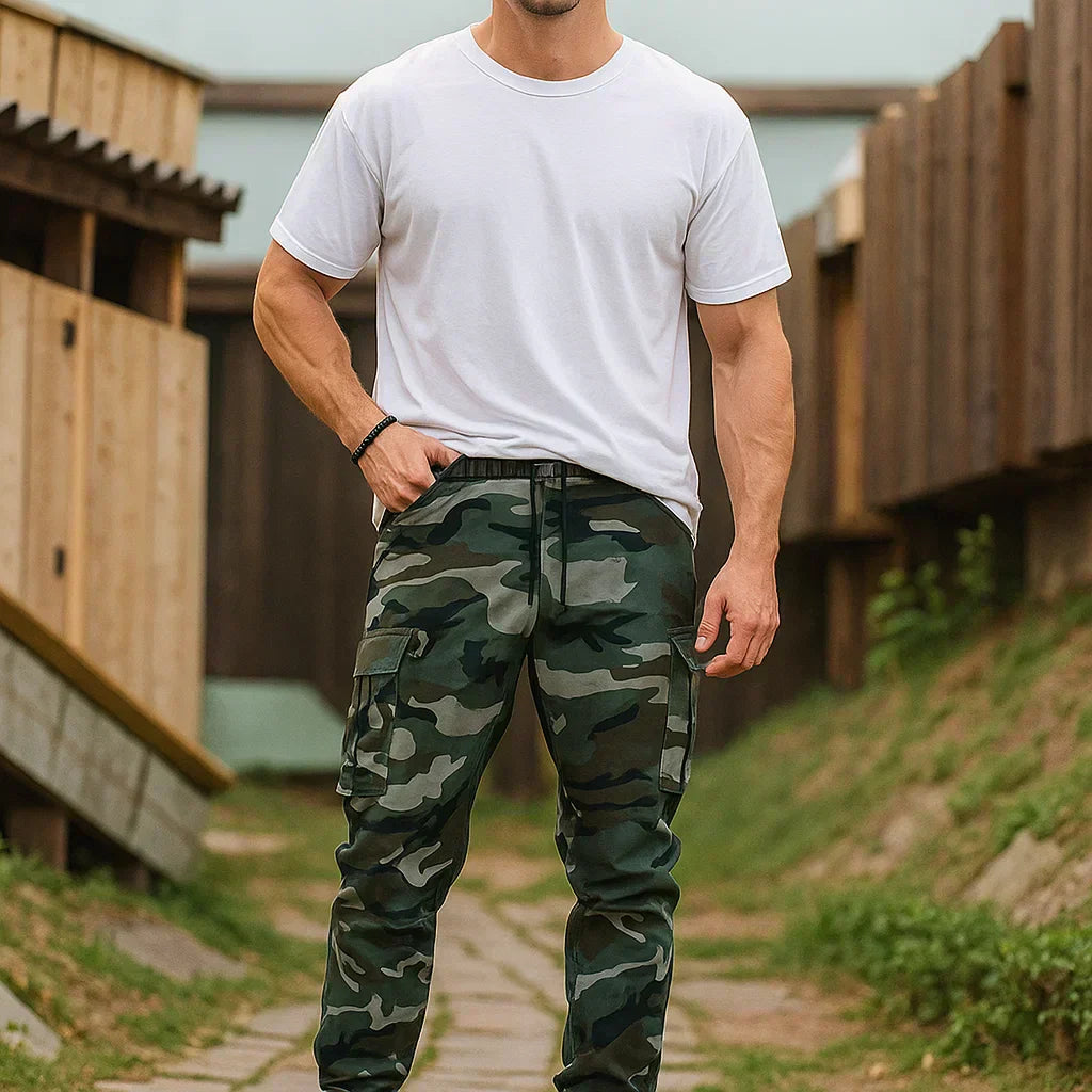 Men’s Tactical Work Multi-Pocket Pants Cargo Pants