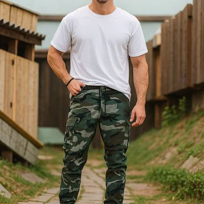 Men’s Tactical Work Multi-Pocket Pants Cargo Pants