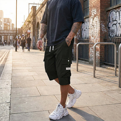 LAST DAY SALE 50% OFF Men's Casual Drawstring Capri Cargo Pants