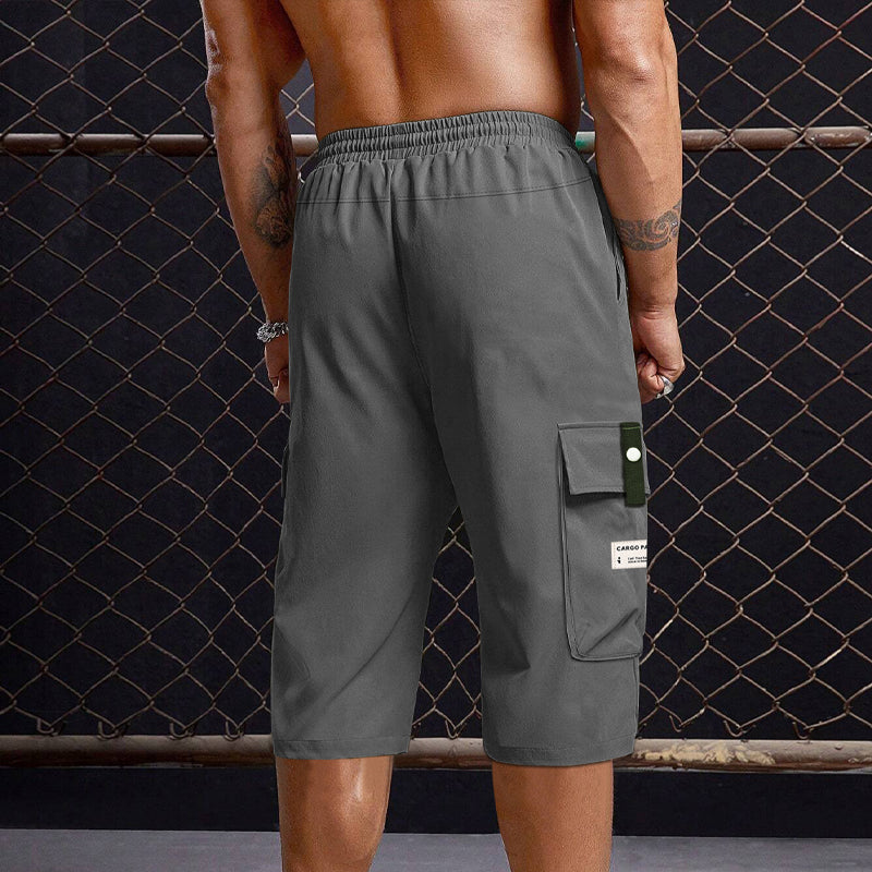 LAST DAY SALE 50% OFF Men's Casual Drawstring Capri Cargo Pants