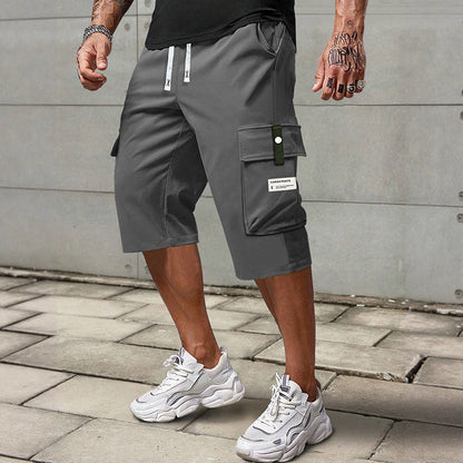 LAST DAY SALE 50% OFF Men's Casual Drawstring Capri Cargo Pants