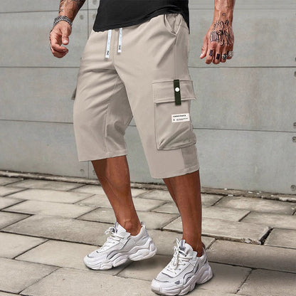 LAST DAY SALE 50% OFF Men's Casual Drawstring Capri Cargo Pants