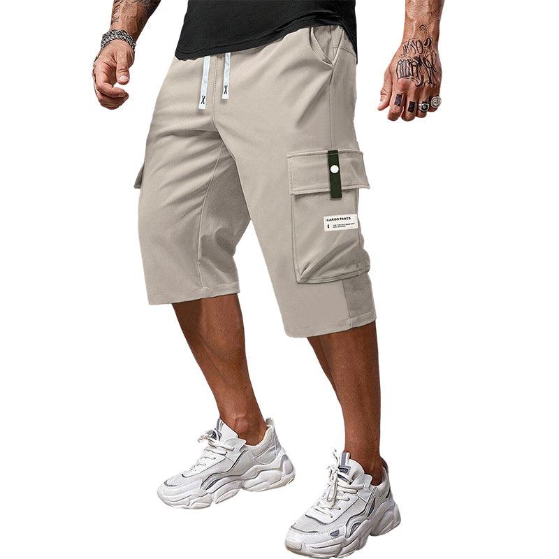 LAST DAY SALE 50% OFF Men's Casual Drawstring Capri Cargo Pants