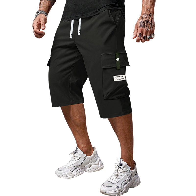 LAST DAY SALE 50% OFF Men's Casual Drawstring Capri Cargo Pants