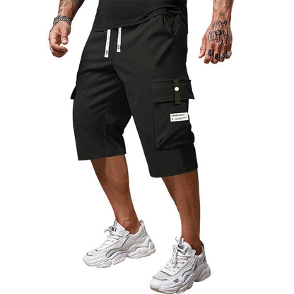 LAST DAY SALE 50% OFF Men's Casual Drawstring Capri Cargo Pants