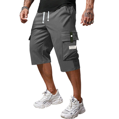 LAST DAY SALE 50% OFF Men's Casual Drawstring Capri Cargo Pants