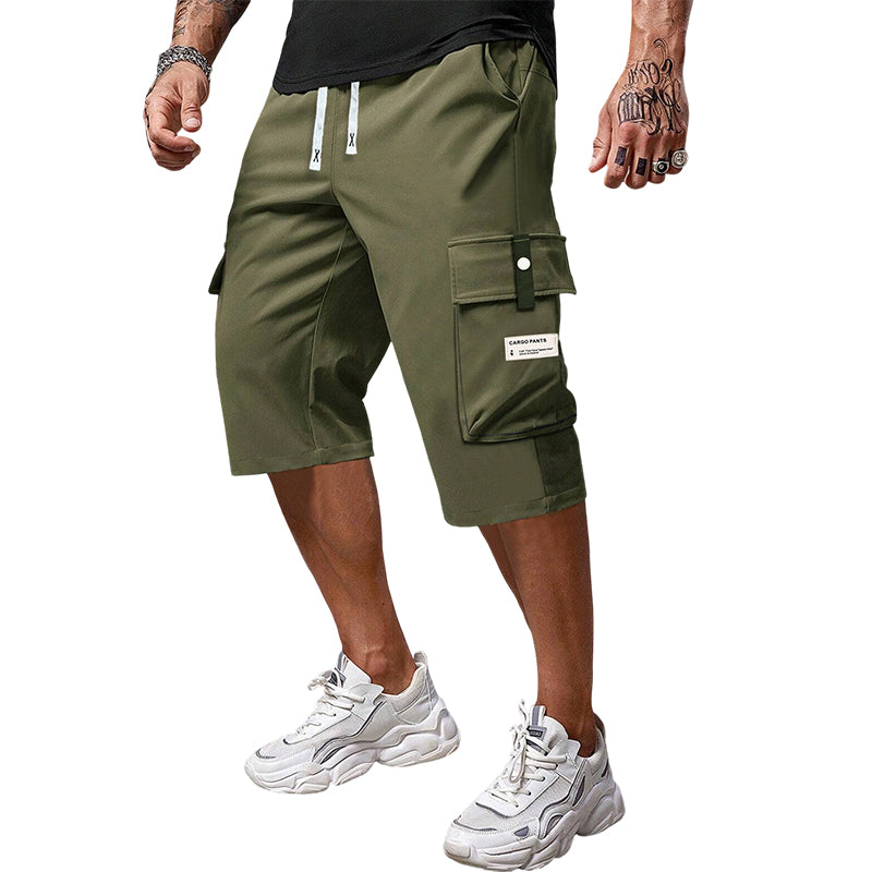 LAST DAY SALE 50% OFF Men's Casual Drawstring Capri Cargo Pants